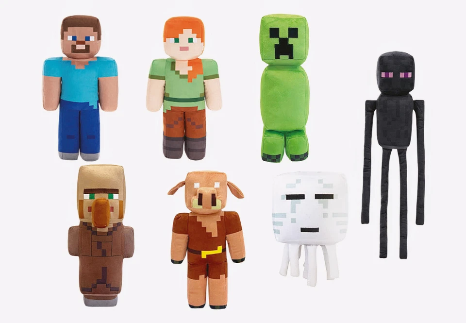 BANDAI NAMCO Minecraft Plüsch Figuren Stoff Figuren 17-56 cm Groß