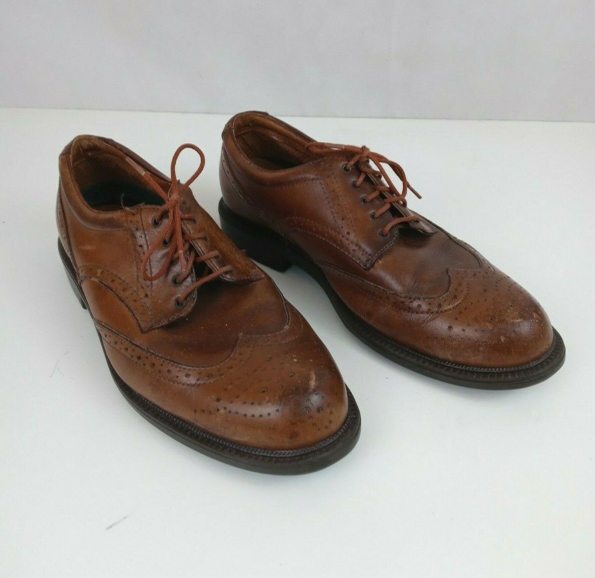 SAOLA Scarpe Oxford FRYE David marroni in pelle punta di piedi taglia 8M
