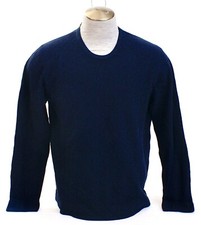 G.H. Bass Co. Bass Dark Blue Crew Neck Knit Pullover Sweater Men's NWT