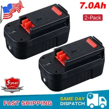 2-Pack 18V replacement for Black and Decker HPB18 18Volt 7.0Ah Battery HPB18-OPE
