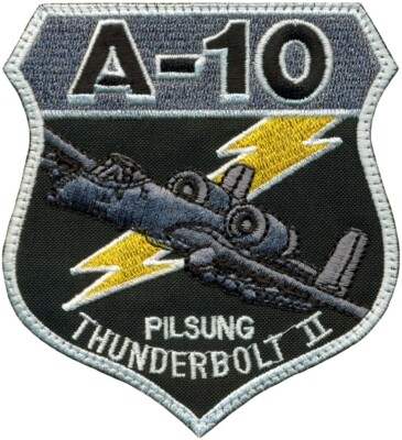 USAF 25th FIGHTER SQUADRON   A-10 THUNDERBOLT II   BLACK PATCH