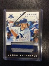 2016 Diamond Kings Kris Bryant Jumbo Materials Masterpiece Game Patch Relic 1/1
