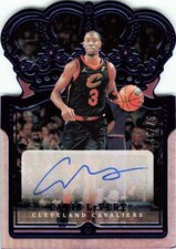 2021-22 Panini Crown Royale #CA-CLV Caris LeVert Crown Autograph Auto Blue #/75