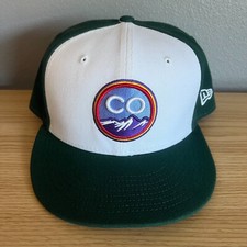 Men's New Era 9Fifty MLB Colorado Rockies Green City Connect Snapback