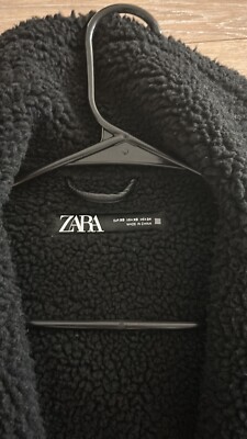 NWT Zara Black Double Faced Biker Jacket | eBay