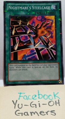 YU-GI-OH! - Nightmare39;s Steelcage (BP02-EN148) - Battle Pack 2: War Of The Giants - 1ª Edición - Común