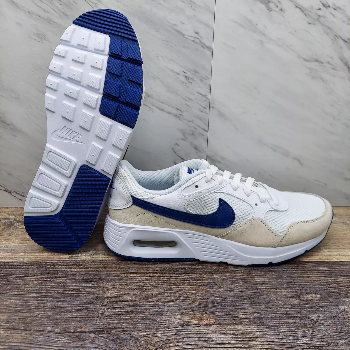 WHITE NIKE Womens Air Max Sc Sneaker