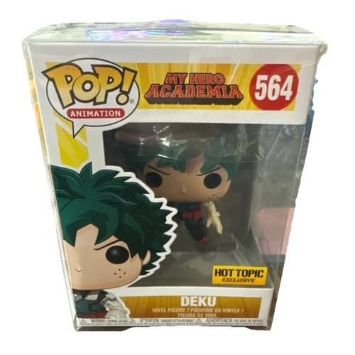 Funko Pop! My Hero Academia Deku #564 (Hot Topic) Vinyl Figure w/Pop Protector
