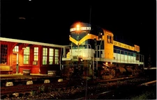 Gowanda New York & Lake Erie Railroad Alco Locomotive No. 1013 Postcard    29454