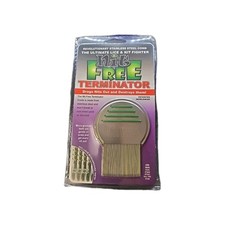 Nit Free Terminator Metal Lice  Nit Comb Professional Grade Hair Tool