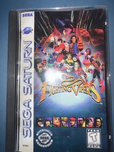Fighting Vipers for Sega Saturn! US Version in case with manual.