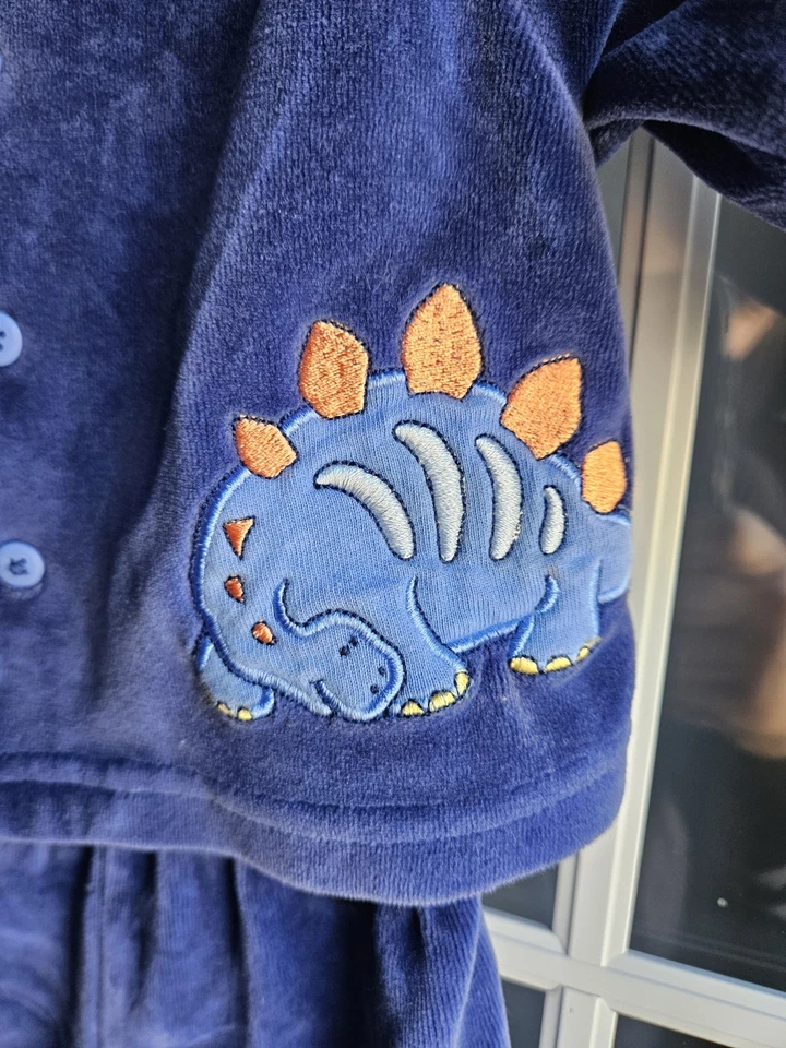 Buster Browns Vintage Talla 3-6 Meses Bebé Niño 2 Piezas Conjunto Dinosaurios y Bolas Foto 3 de 4