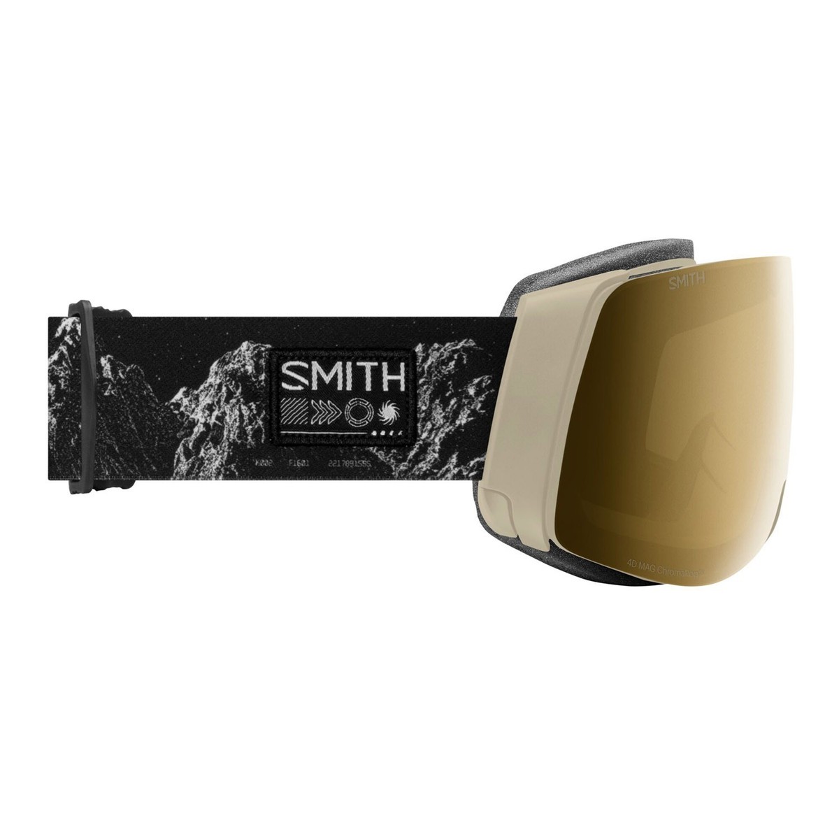 Smith 4D Mag Snow Goggles Chalk Space Invader, Chromapop Sun Black