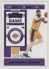 2019-20 Panini Contenders Game Ticket Blue 95/99 Anthony Davis #7 g0w