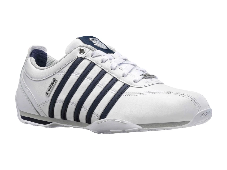 K-Swiss ARVEE 1.5 Herren Weiß Sportschuhe Leder Sneaker Logo 02453-900-M - Bild 3 von 4