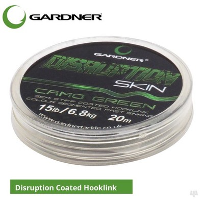 Gardner Tackle Disruption Skinned Hooklink - Karpfen Barbe Friedfischschnur