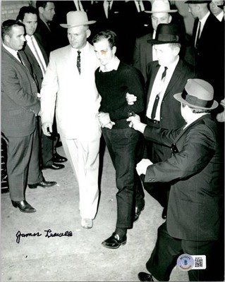 JAMES LEAVELLE SIGNED AUTOGRAPH 8X10 PHOTO JFK LEE HARVEY OSWALD BECKETT BAS COA
