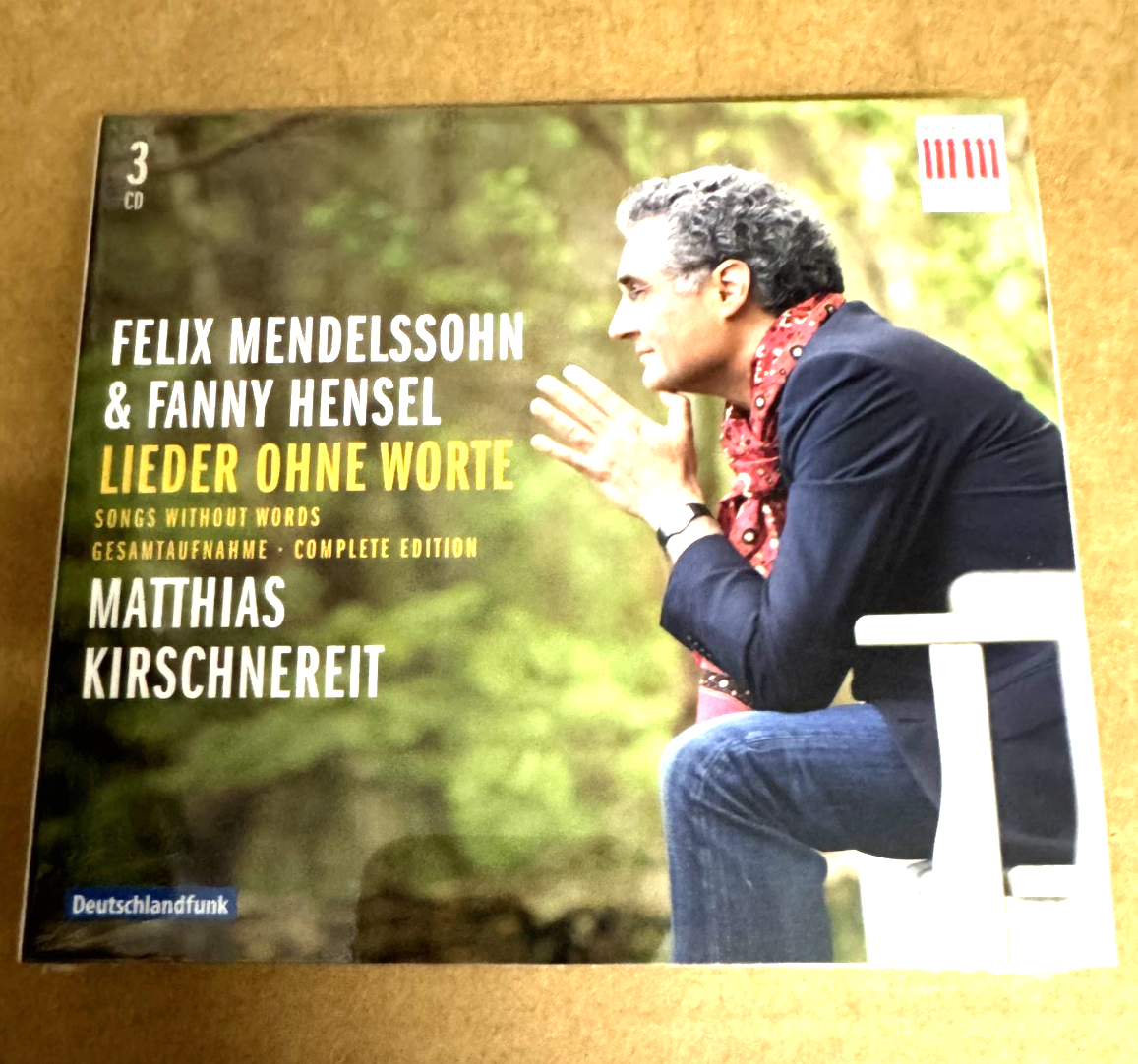Felix Mendelssohn & Fanny Hensel: Lieder ohne Worte Kirschnereit NEW 3CD Box set