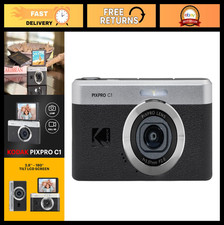 Compact 13MP Digital Camera with 4X Zoom, 180  Flip Screen, HD Video - Retro Sty