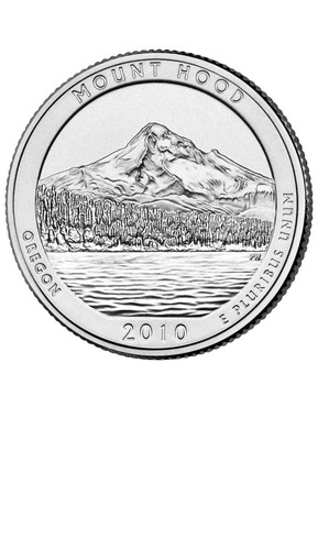 2010 Mount Hood D Quarter. ATB Series Uncirculated From US Mint roll.