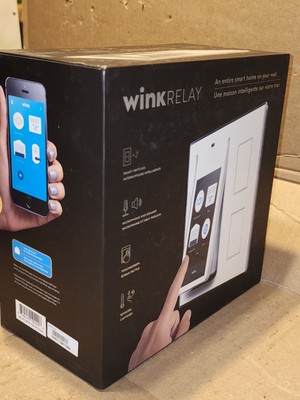 Wink Relay Smart Wall Switch Smart Home Controller Touchscreen Wi-Fi Bluetooth