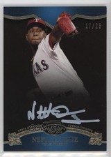 2012 Topps Tier One On the Rise White Ink 17/25 Neftali Feliz #OR-NF Auto 3cy