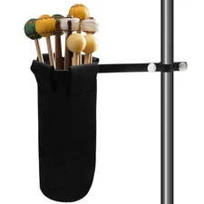 Drum Stick Holder for Drum Set Removable Nylon Drumstick Bag Holder with Clam...