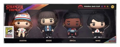 95681 Stranger Things 3D Bag Clip 4 Pcs Set SDCC