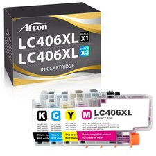 LC 406 XL Ink Cartridges for Brother MFC-J4335DW MFC-J4345DW MFC-J4535DW J5855DW