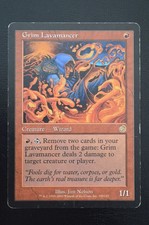 Magic The Gathering MTG GRIM LAVAMANCER Torment HP Heavily Played