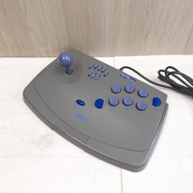 Sega Saturn Console Japan Gray With 2 Fighting Virtua Stick Controllers &3 Games