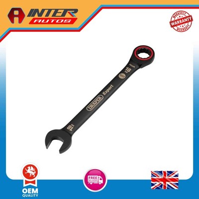 Draper Expert HI-TORQ  Metric Ratchet Combination Spanner, 18mm, Black 03891