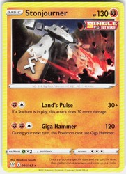 Stonjourner 084/163 Battle Styles Rare Pokemon Card