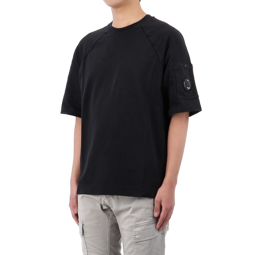 CP Company Short Sleeve T-Shirt with Lens Patch 20CMSS034A 999 152104081 thumbnail 3