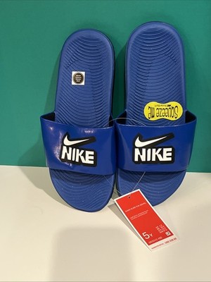 Nike Kids Kawa Slide 5 Blue New With Tags