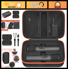 Wireless Bluetooth Microphone Case for JBL PartyBox - 2X Digital Mics, Portable