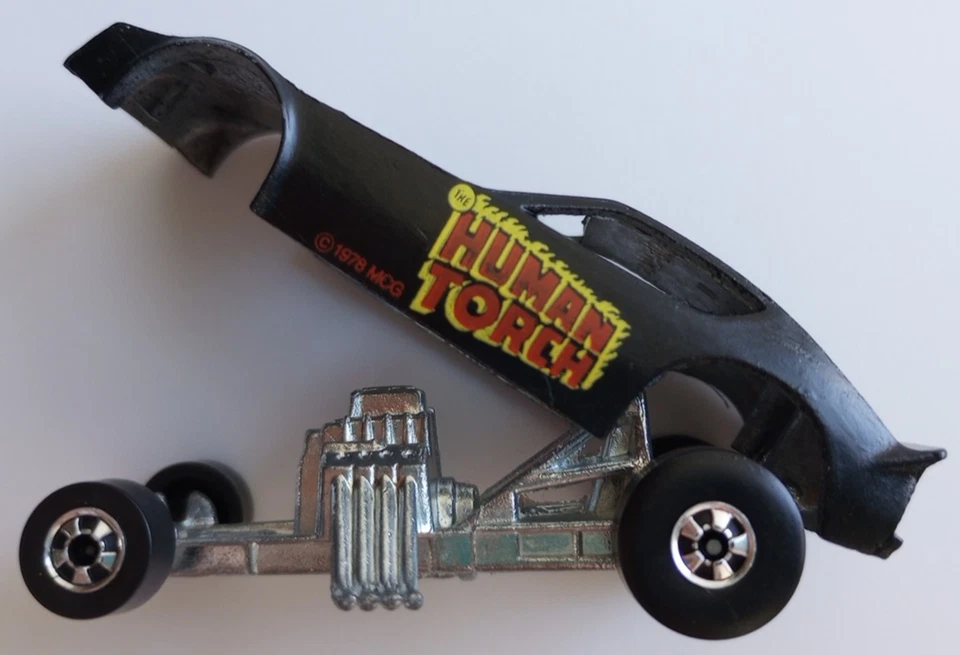Vintage Hot Wheels 1977 - The Heroes - Marvel Human Torch funny car - Image 2 of 4