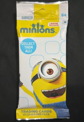 Minions Trading Cards - 1 Pack - Brand New and Factory Sealed