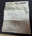 VINTAGE HOT WHEELS SKY SHOW INSTRUCTIONS Part # 6436-0920 (Mattel, 1969)