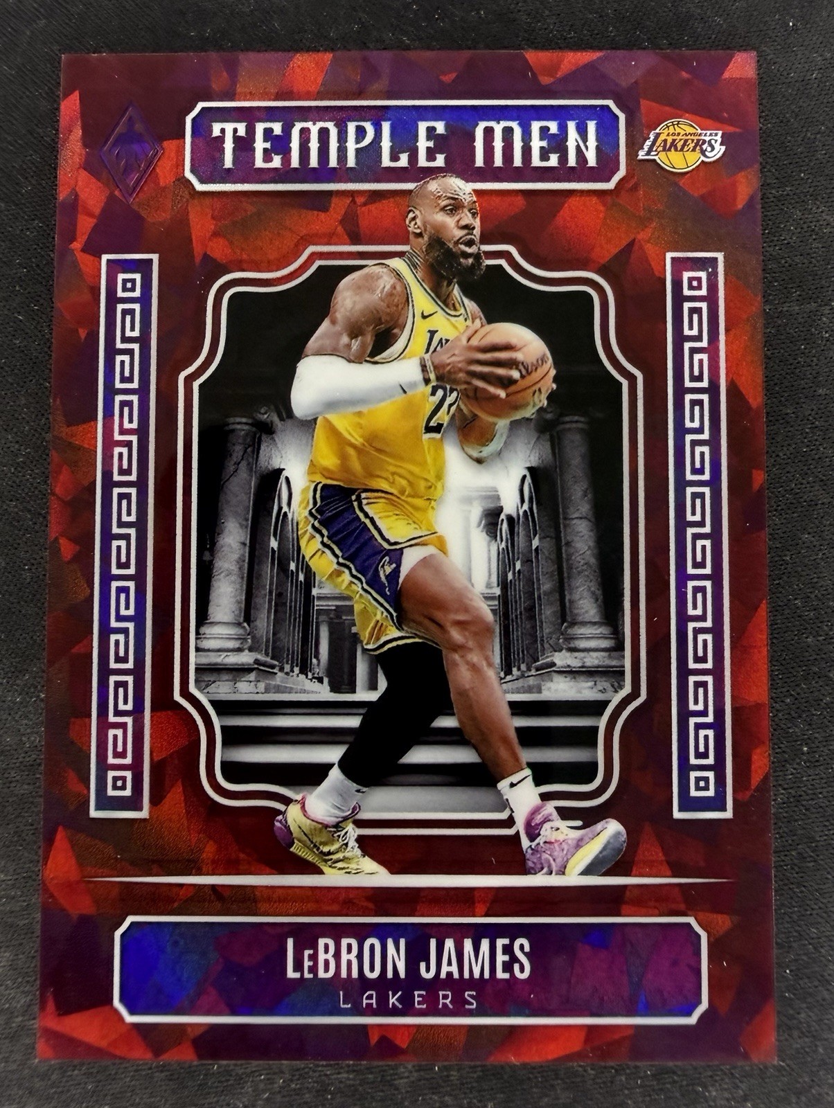 2023-24 Panini Phoenix - Temple Men LeBron James #2 Maroon Ice /275