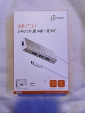 J5 Create USB-C 3.1 3-Port HUB With HDMI JCH451 