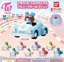  USA TWICE LOVELYS Pull Back Car Capsule Toy Gashapon Bandai