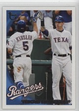 2010 Topps Target Retro Texas Rangers Ian Kinsler Josh Hamilton #645 12bz