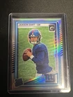 2025 Panini Donruss Optic Football #273 Jaxson Dart Rated Rookie RC Silver Holo