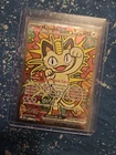 New ListingMeowth EX SIR Full Art Holo Rare Pokémon TCG Card 121/088 Perfect Order