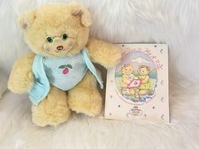 Vintage Fisher Price 10" Briarberry Mollyberry Plush Bear And Book 1998