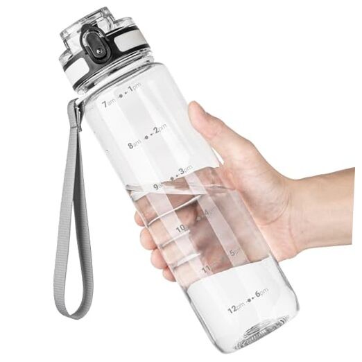 , Motivational Water Bottle With 32 Ounces A-transparent