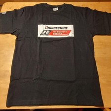 Bridgestone F1 Tire Supplier T-Shirt 1998–2003 Official Licensed Black Rare