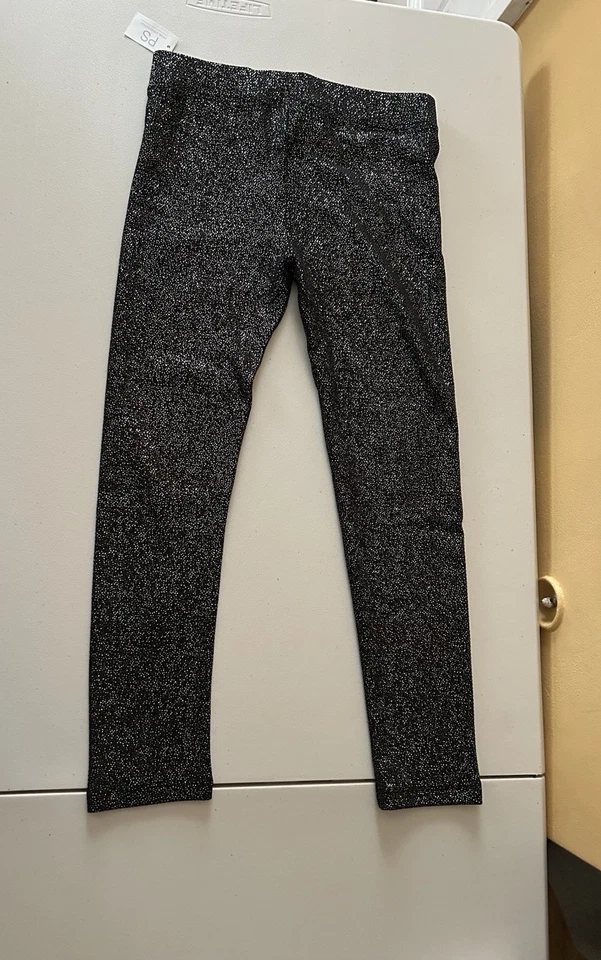 Leggings PS From Aeropostale Niñas Negros Brillantes Talla 12 Nuevos con Etiquetas Foto 2 de 4