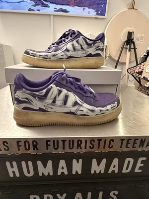 Size 8.5 - Nike Air Force 1 Low Purple Skeleton